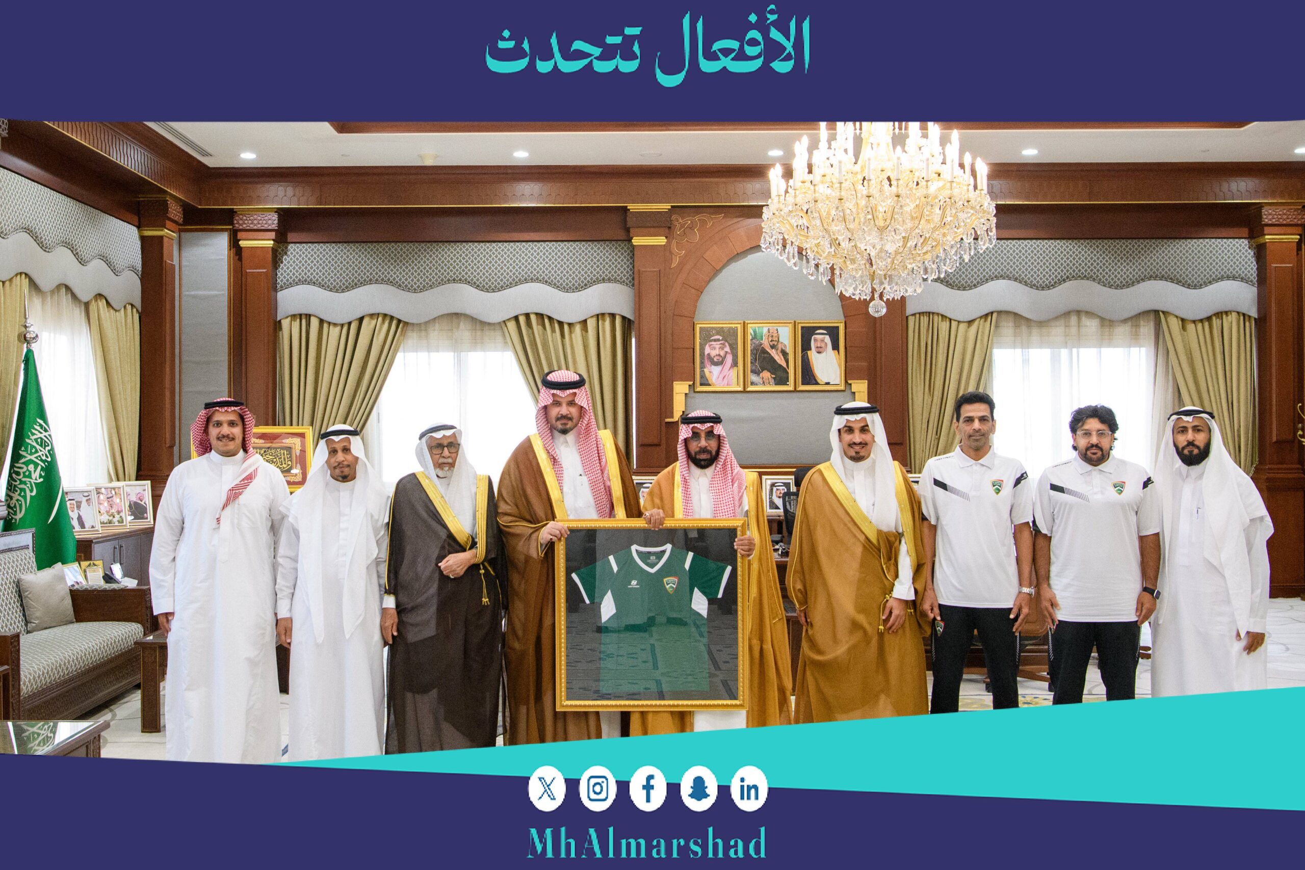 تشرفت بحضور هذا اللقاء ضمن وفد #نادي_الأنصار، حيث استعرضنا مع سموه خطط النادي المستقبلية لتطوير بيئته الإدارية والفنية وتعزيز الاستثمار الرياضي، وقد لمسنا من سمو الأمير #سلمان_بن_سلطان أمير منطقة #المدينة_المنورة  اهتمامًا ودعمًا كريمًا على كافة المستويات  للرياضة  وتشجيعًا للجهود الطموحة القادمة.